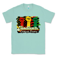 Seafoam juneteenth celebrate freedom Classic Tee - HRA Design Shop