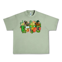 Oil Green t rex coffee cups Urban Heavy Tee - Zillion Design Studio
