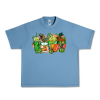 Pebble Blue t rex coffee cups Urban Heavy Tee - Zillion Design Studio