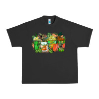 Pigment Black t rex coffee cups Urban Heavy Tee - Zillion Design Studio