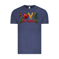 Vintage Denim Western Christmas Love Vintage Tee - RanaPortraitStore