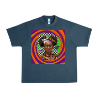 Midnight Navy halloween african girl Urban Heavy Tee - BarkalooDesign