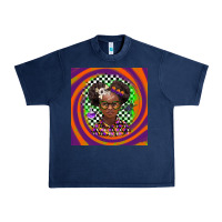 Navy halloween african girl Urban Heavy Tee - BarkalooDesign
