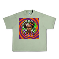 Oil Green halloween african girl Urban Heavy Tee - BarkalooDesign