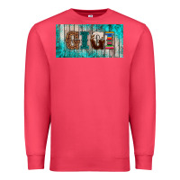 Cardinal western turquoise gigi license plate Premium Sweatshirt - BarkalooDesign