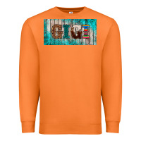 Carrot western turquoise gigi license plate Premium Sweatshirt - BarkalooDesign