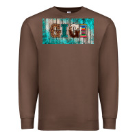 Chestnut western turquoise gigi license plate Premium Sweatshirt - BarkalooDesign