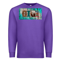 Purple western turquoise gigi license plate Premium Sweatshirt - BarkalooDesign