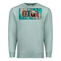Western Turquoise Gigi License Plate Premium Sweatshirt | Teevron