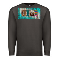 Smoke western turquoise gigi license plate Premium Sweatshirt - BarkalooDesign