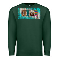 Sports Green western turquoise gigi license plate Premium Sweatshirt - BarkalooDesign