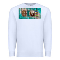 White western turquoise gigi license plate Premium Sweatshirt - BarkalooDesign