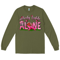 Army Green Football Nobody Fights Alone Long Sleeve Tee - texasbilliewilder