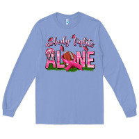 Colony Blue Football Nobody Fights Alone Long Sleeve Tee - texasbilliewilder