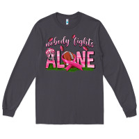Smoke Football Nobody Fights Alone Long Sleeve Tee - texasbilliewilder