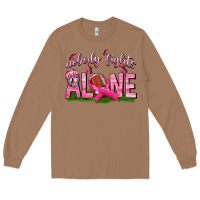 Football Nobody Fights Alone Long Sleeve Tee | Teevron