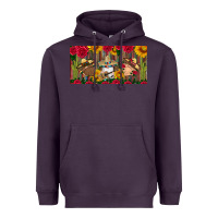 Plum hispanic heritage month gnomes tumbler license plate Heavyweight Hoodie - BundleAndBundleShop