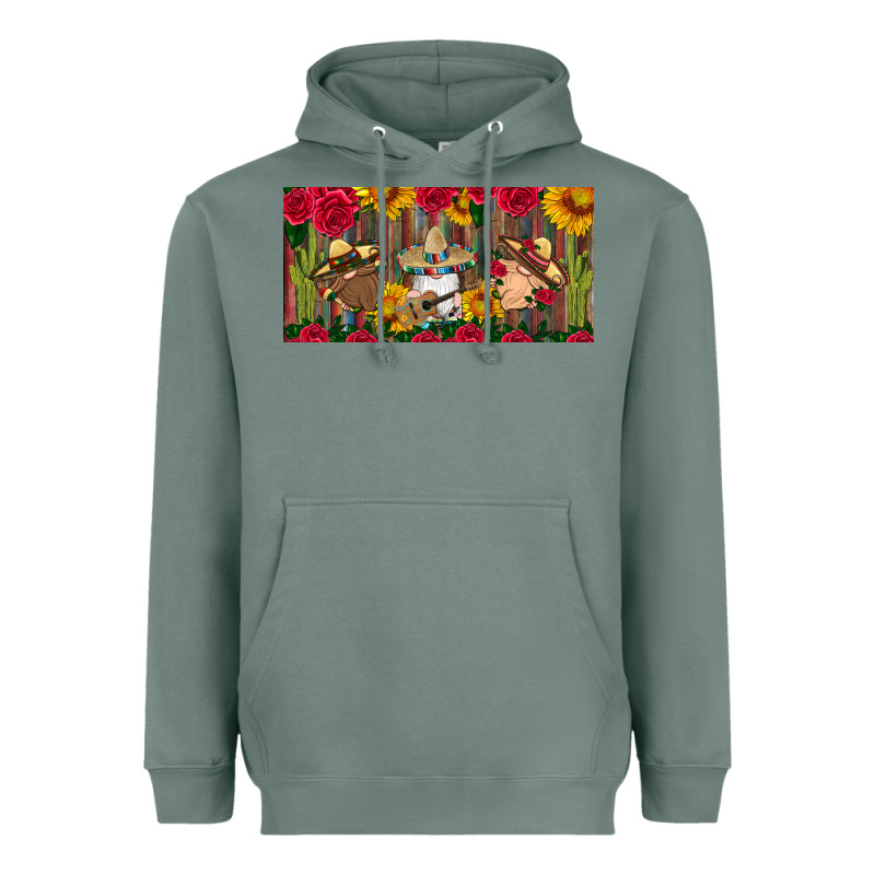 Hispanic Heritage Month Gnomes Tumbler License Plate Heavyweight Hoodie by BundleAndBundleShop | Teevron
