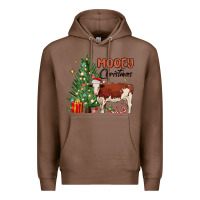 Chestnut mooey christmas Premium Hoodie - MaliasSmallBusiness
