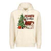 Sandshell mooey christmas Premium Hoodie - MaliasSmallBusiness