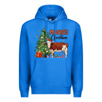 True Royal mooey christmas Premium Hoodie - MaliasSmallBusiness