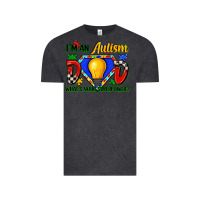 Vintage Black im an autism dad whats your superpower Vintage Tee - Zillion Design Studio