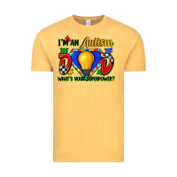 Vintage Mustard im an autism dad whats your superpower Vintage Tee - Zillion Design Studio
