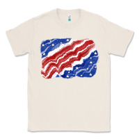Natural Patriotic tie dye background 4th of july Classic Tee - CowGirlArtShop