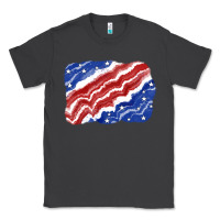 Smoke Patriotic tie dye background 4th of july Classic Tee - CowGirlArtShop