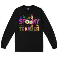 Black spooky teacher Long Sleeve Tee - AdoDesignShop