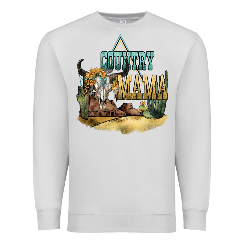 Country Mama Premium Sweatshirt by NancyCooperArtShop | Teevron