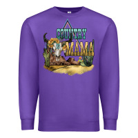 Purple country mama Premium Sweatshirt - NancyCooperArtShop