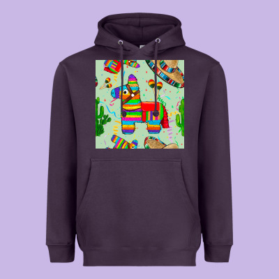 Pinata Seamless Pattern Heavyweight Hoodie Designed By Bundleandbundleshop