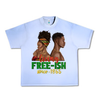 Grape Ice living free ish since 1865 with afro black woman a Urban Heavy Tee - texasbilliewilder
