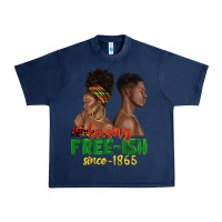 Navy living free ish since 1865 with afro black woman a Urban Heavy Tee - texasbilliewilder