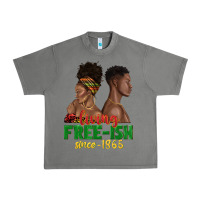 Tornado living free ish since 1865 with afro black woman a Urban Heavy Tee - texasbilliewilder