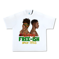 White living free ish since 1865 with afro black woman a Urban Heavy Tee - texasbilliewilder