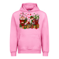 Fuchsia Pink Elf Coffee Cups Christmas Urban Hoodie - BundleAndBundleShop