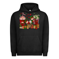 Pigment Black Elf Coffee Cups Christmas Urban Hoodie - BundleAndBundleShop