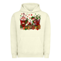 Pigment Pistachio Elf Coffee Cups Christmas Urban Hoodie - BundleAndBundleShop