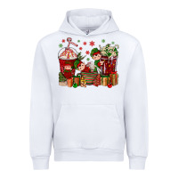 White Elf Coffee Cups Christmas Urban Hoodie - BundleAndBundleShop