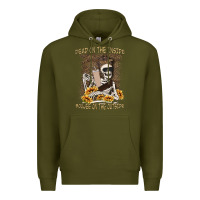 Army Green dead inside boujee outside Premium Hoodie - MaliasSmallBusiness