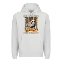 Dove Grey dead inside boujee outside Premium Hoodie - MaliasSmallBusiness