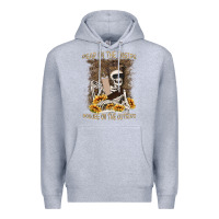 Heather Grey dead inside boujee outside Premium Hoodie - MaliasSmallBusiness