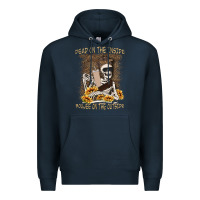 Navy dead inside boujee outside Premium Hoodie - MaliasSmallBusiness