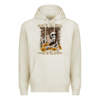 Oatmeal Heather dead inside boujee outside Premium Hoodie - MaliasSmallBusiness
