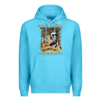 Ocean Blue dead inside boujee outside Premium Hoodie - MaliasSmallBusiness