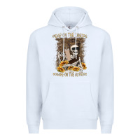White dead inside boujee outside Premium Hoodie - MaliasSmallBusiness