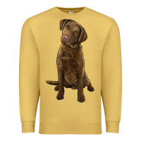 Antique Gold chesapeake bay retriever Premium Sweatshirt - LillyAllenDesigns