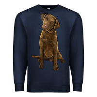 Navy chesapeake bay retriever Premium Sweatshirt - LillyAllenDesigns